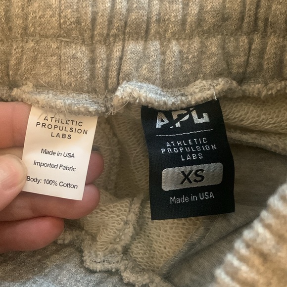 APL Perfect Jogger in grey. Size XS. 100% Japanese cotton terry. - Picture 9 of 9